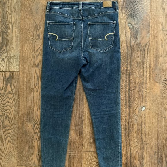 American Eagle Next Level Highest Waist Jegging Jeans size 12 Regular - Picture 7 of 12